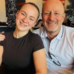 Lucy Harrison and her father